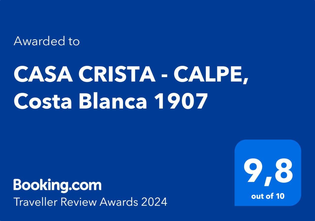 Casa Crista - Calpe, Costa Blanca 1907 Apartment Exterior foto